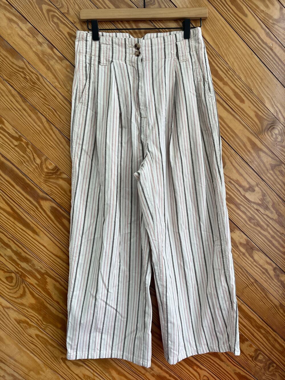 Urban Outfitters Corduroy Pinstripe High Rise Wide Leg Pants